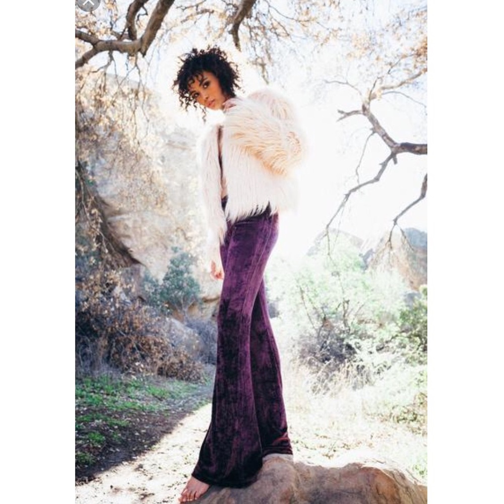 Raga Wine Nights high waist Velvet Bells